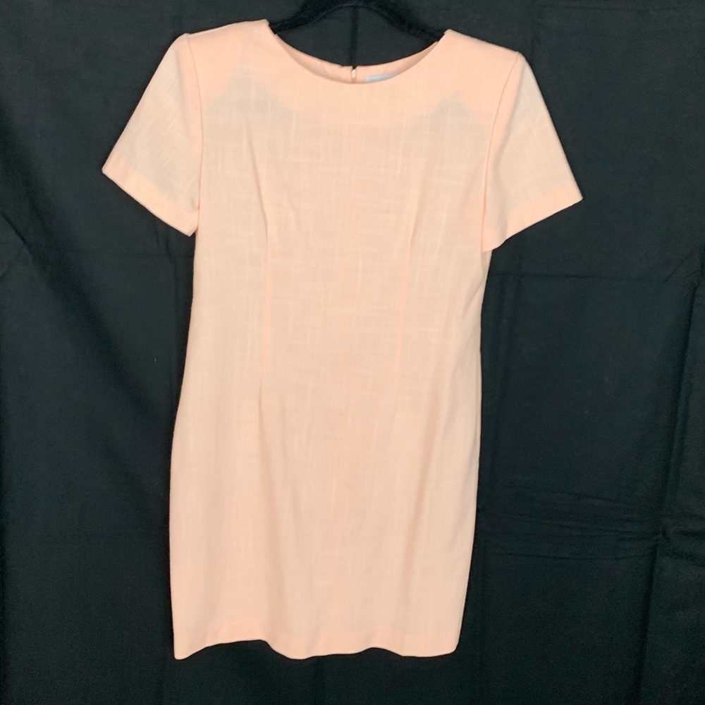 Padded Shoulder Vintage Shift Mini Dress